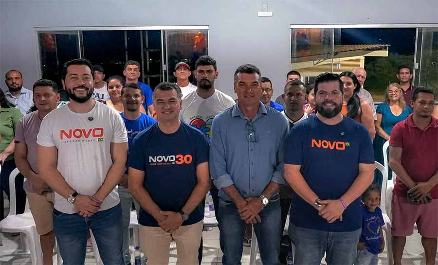 Jarude e Cadmiel reúnem lideranças e inauguram diretório do NOVO em Feijó