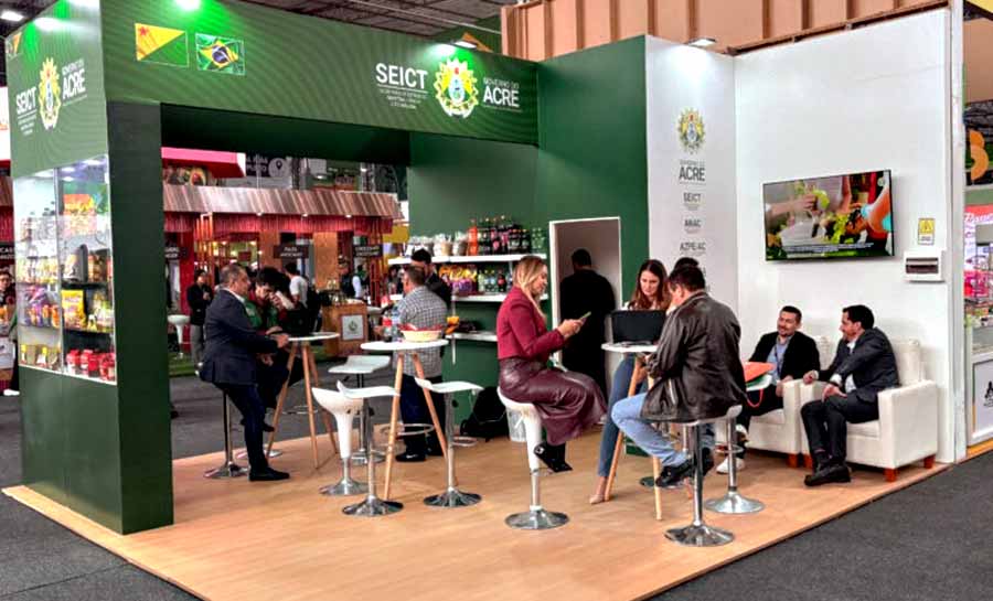 Governo abre estande de promoção de negócios do Acre na Expoalimentaria 2025