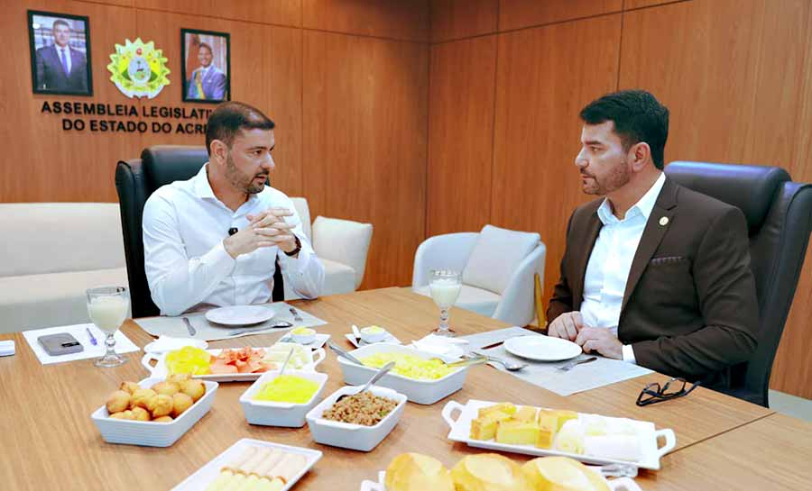 Café com Presidente: Nicolau Júnior recebe Gladson na Aleac
