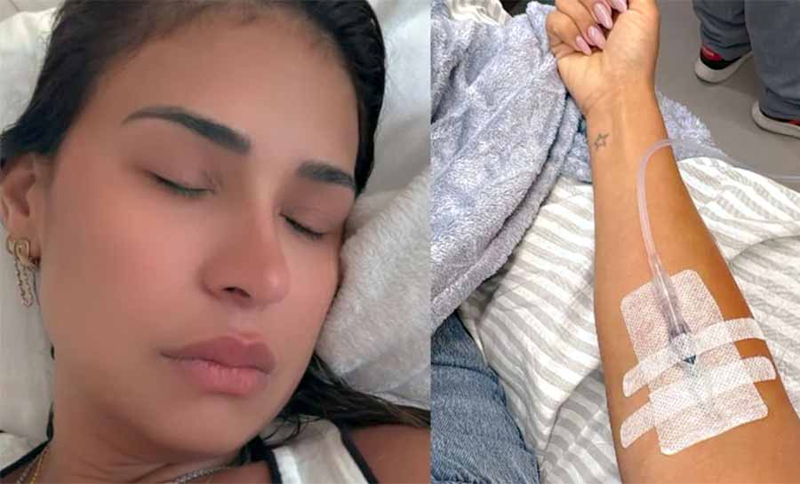 Simone Mendes é internada após mal-estar e confirma diagnóstico