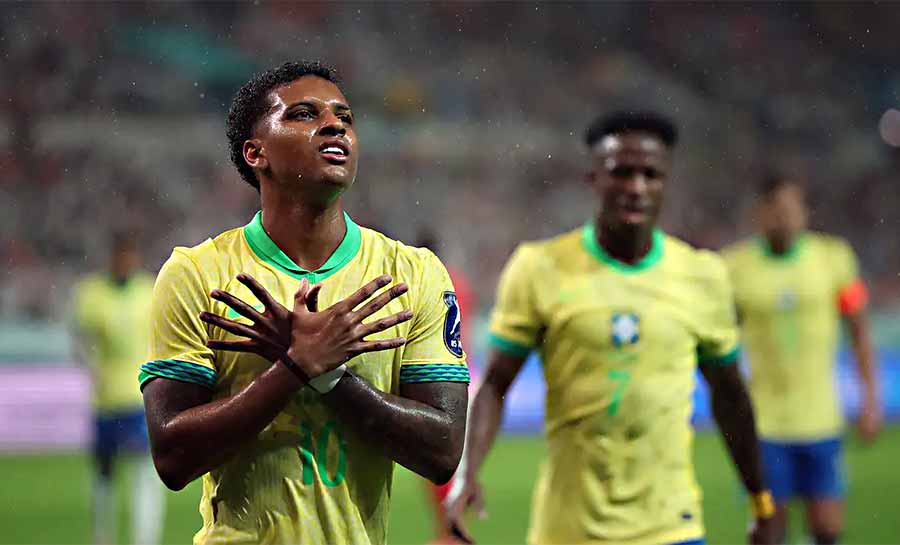 Brasil mostra evolução sob comando de Ancelotti e goleia Coreia do Sul