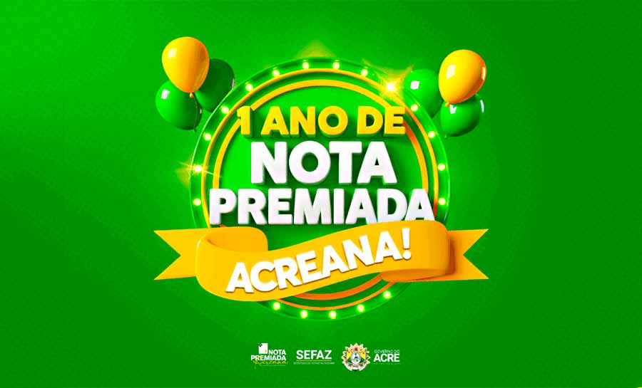 Estado realiza sorteio de aniversário do Nota Premiada Acreana com participação do público nesta quinta