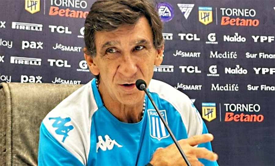 Técnico do Racing cita “dor de barriga” antes de jogo contra Fla
