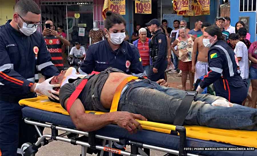 Homem é atropelado por motociclista sem habilitação em Rio Branco