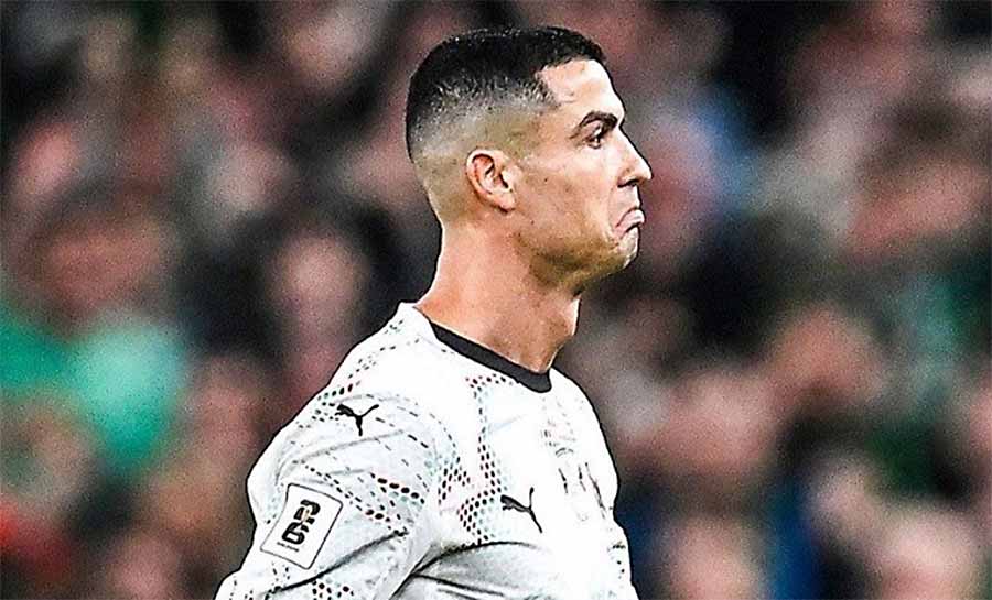 Cristiano Ronaldo pode desfalcar Portugal na Copa após cotovelada